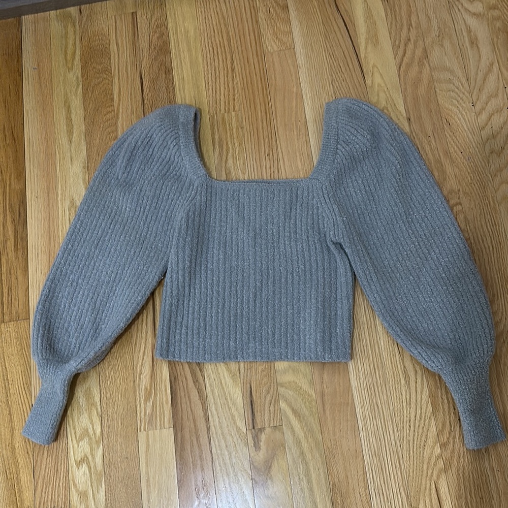 Lime and dot sweater